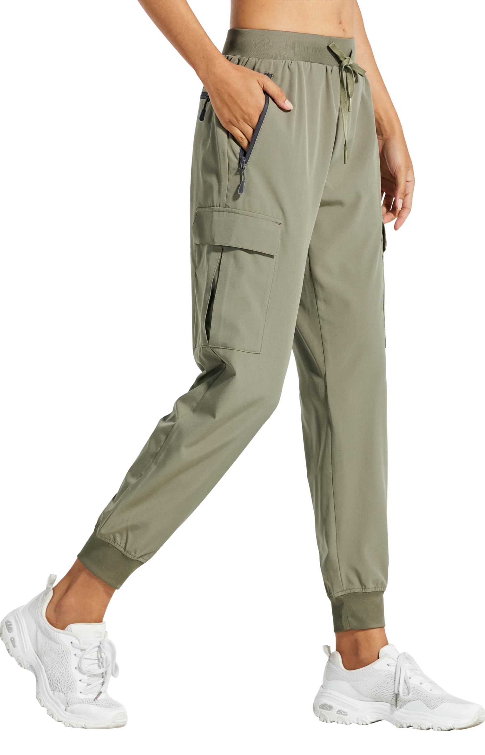 Libin Women's Cargo Joggers - Lightweight Quick Dry Hiking Pants for Athletic, Lounge & Travel - Stretchy Comfort Fit - Petite/Regular/Tall Sizes - Perfect for Outdoor Adventures, Gym Workouts & Casual Wear