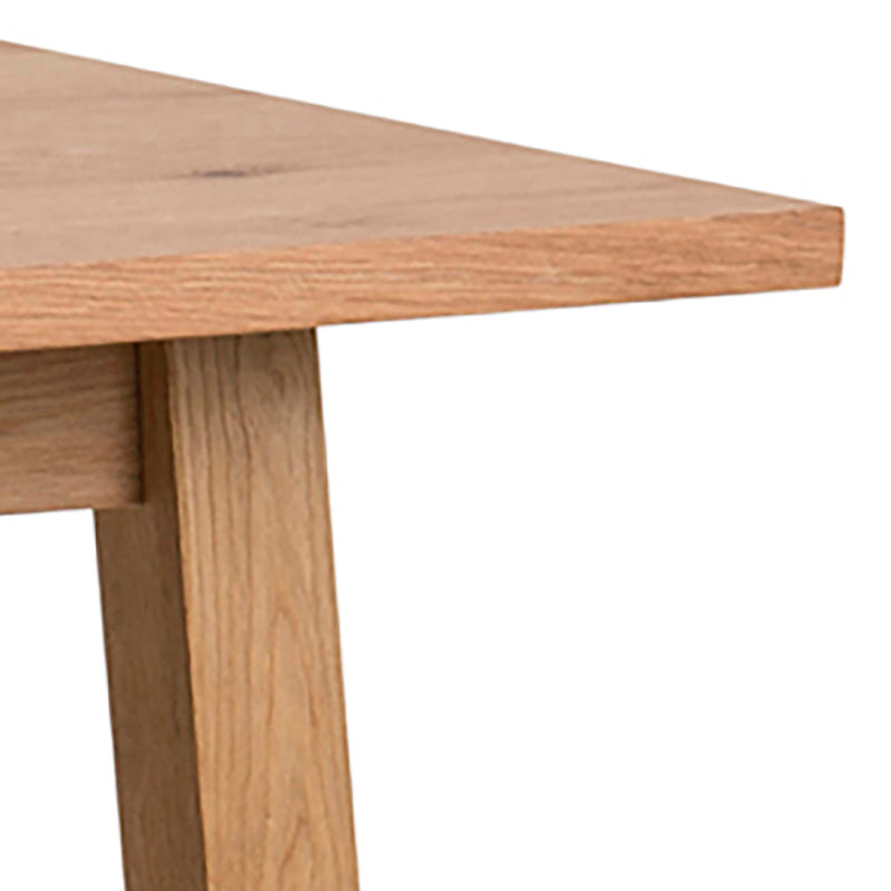 TAINA 117cm Bar Table - Solid Wood Wild Oak Finish - Perfect for Kitchen Island, Dining Room & Outdoor Patio