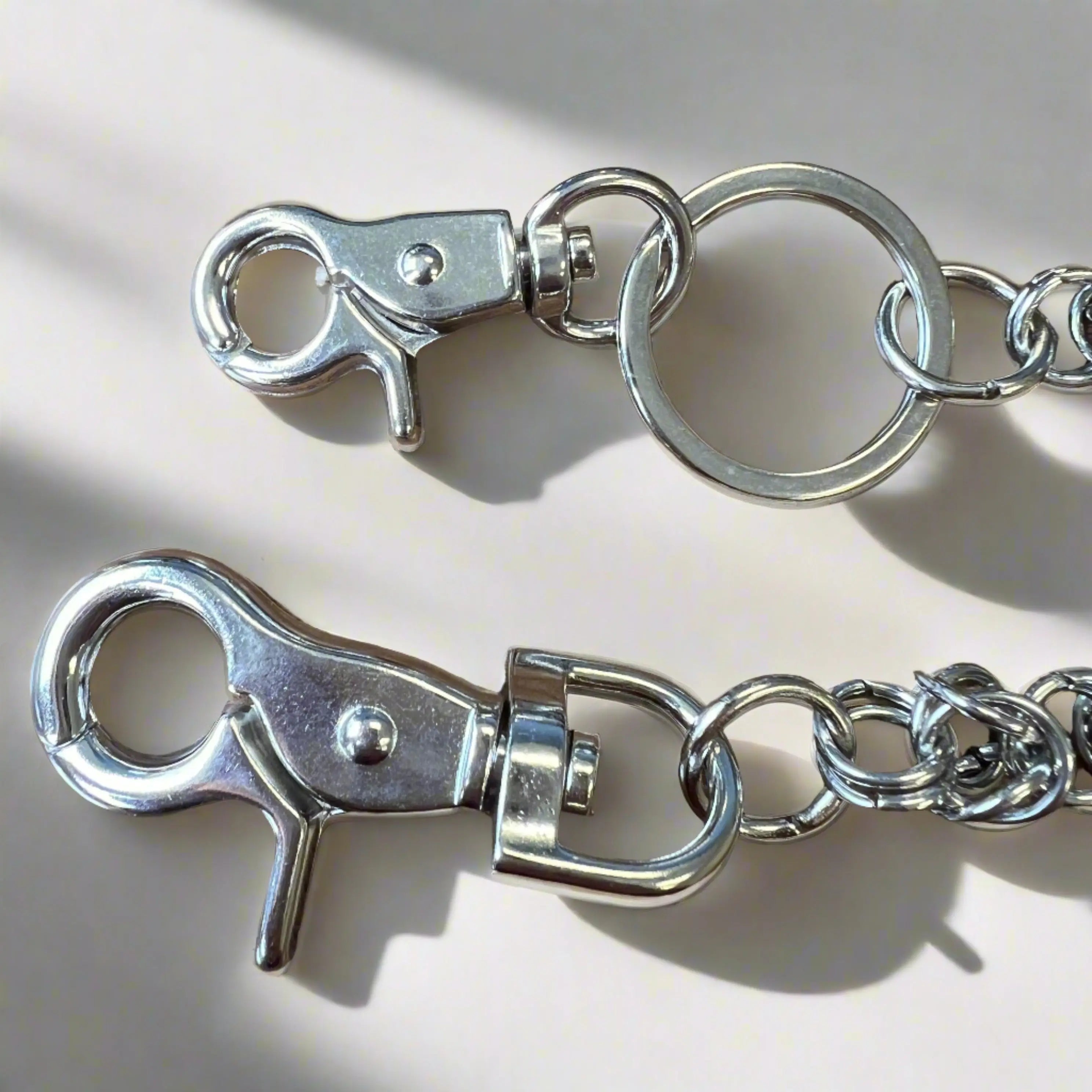 Men's Biker Chain Necklace - Stainless Steel Gothic Punk Jewelry for Motorcycle Riders - Perfect for Biker Gangs, Rock Concerts & Edgy Fashion