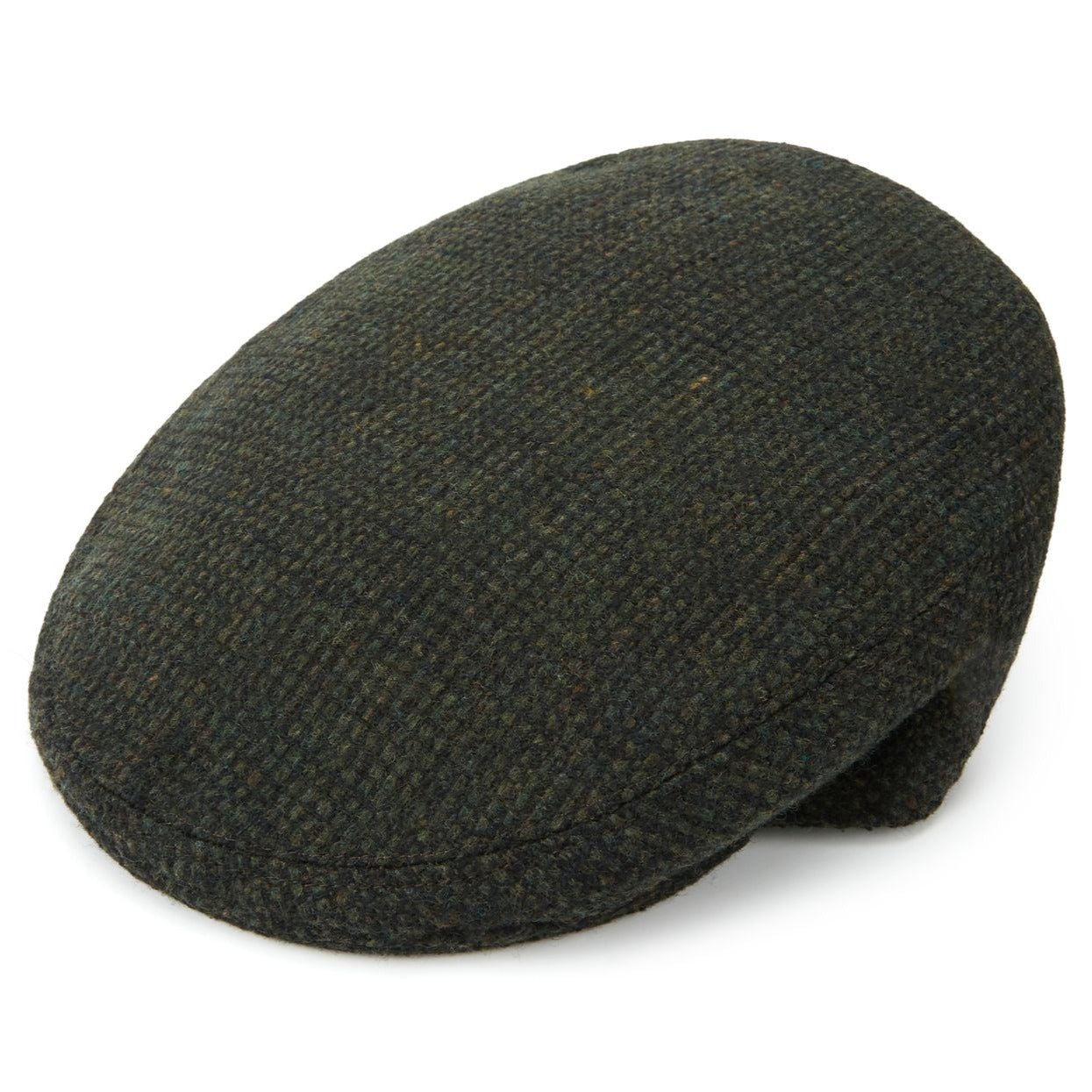 Heydon Green Marl Flat Cap for Men - Classic Wool Ivy Hat with Brim, Retro Newsboy Style - Perfect for Casual Outfits, Outdoor Activities, and Vintage Fashion