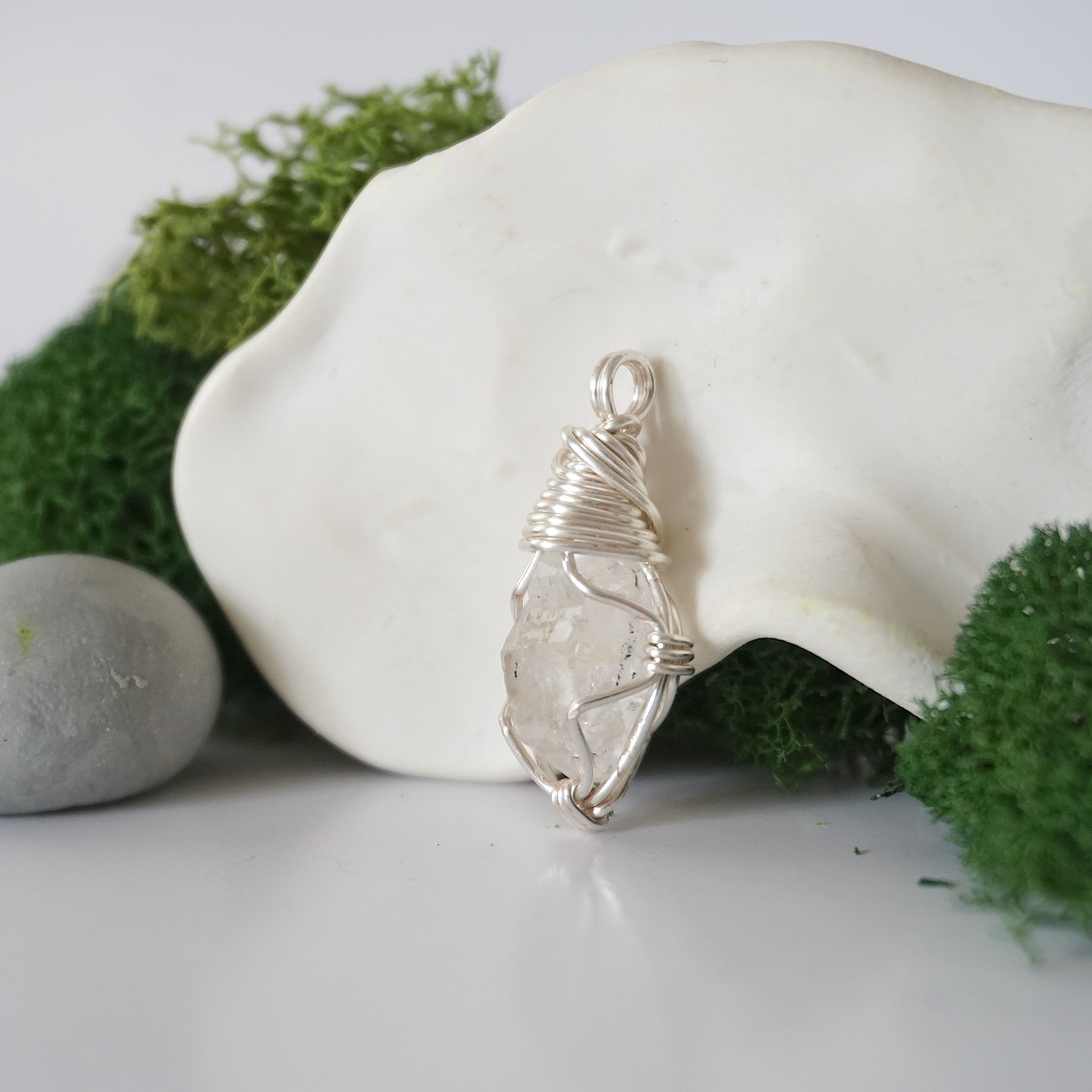 Elegant Herkimer Diamond Birthstone Necklace - Dainty Crystal Pendant for Women - Perfect Gift for Birthday, Anniversary & Special Occasions