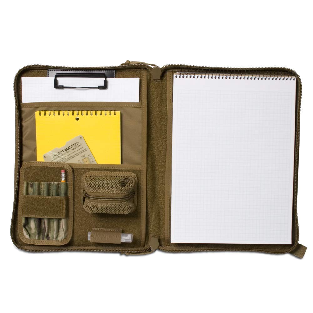 Tactical Notebook Cover - Military Grade Zippered Organizer for 8.5