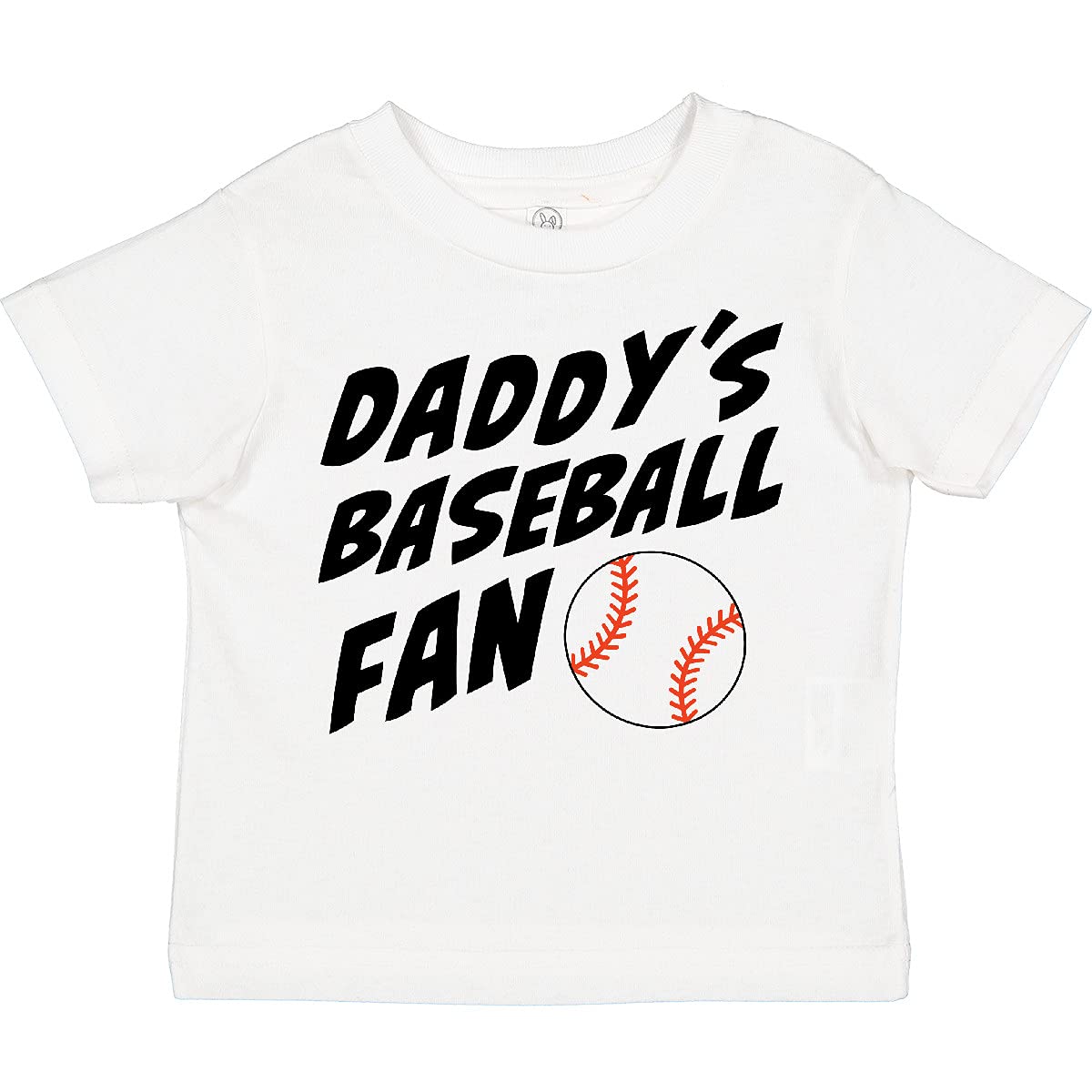 Inktastic Daddy's Baseball Fan Toddler T-Shirt - Cute Baseball-Themed Shirt for Kids & Toddlers - Perfect for Game Day, Birthday Gifts & Family Outings