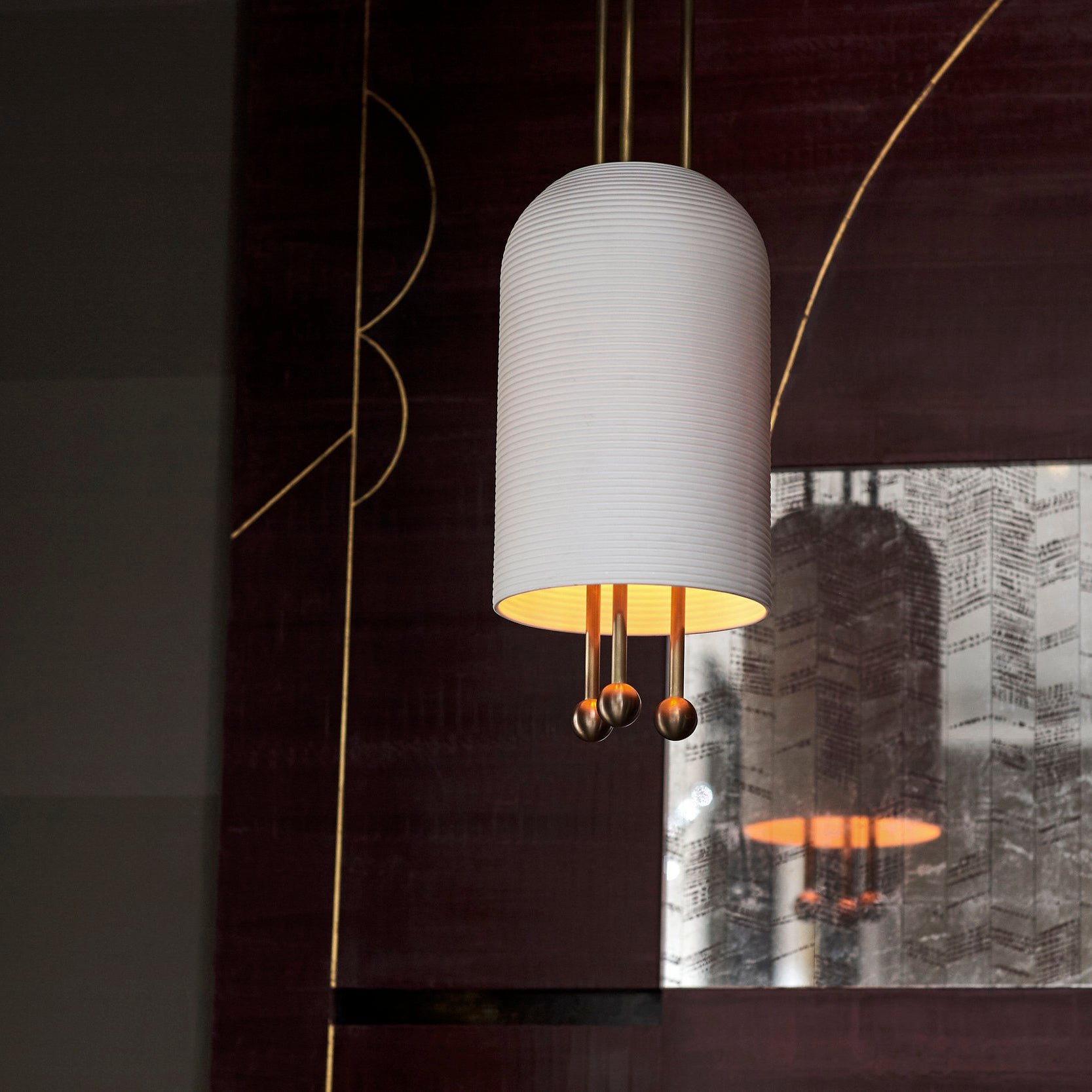Bertha Pendant Light - Modern Hanging Ceiling Lamp for Kitchen Island, Dining Room & Bedroom | Dimmable LED Lighting Fixture