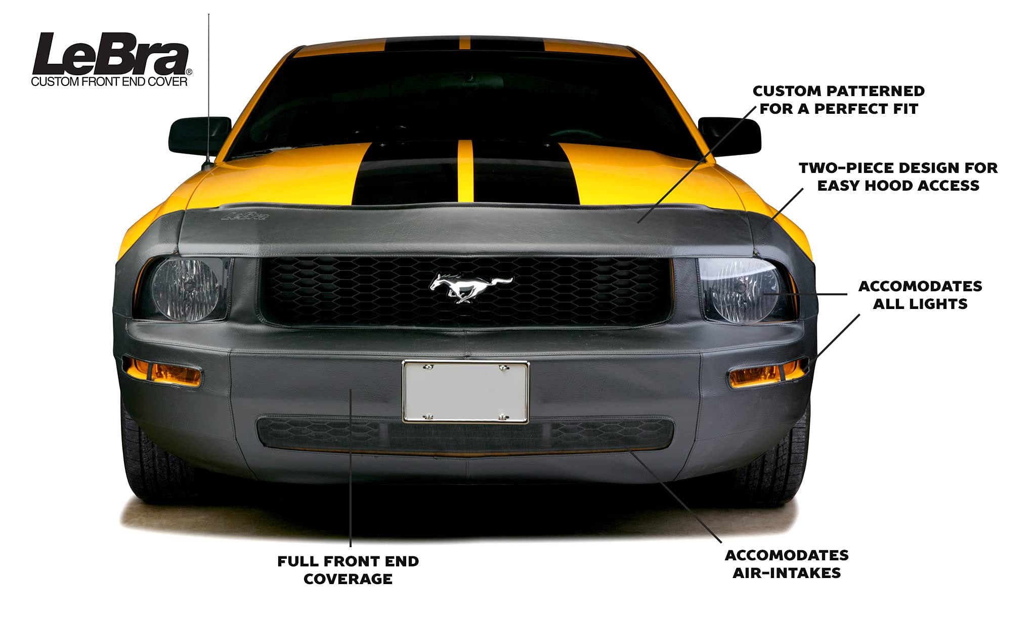 Covercraft LeBra Custom Fit Front End Car Cover - Durable Protection for Trucks & SUVs - Perfect for Parking, Travel & Outdoor Storage