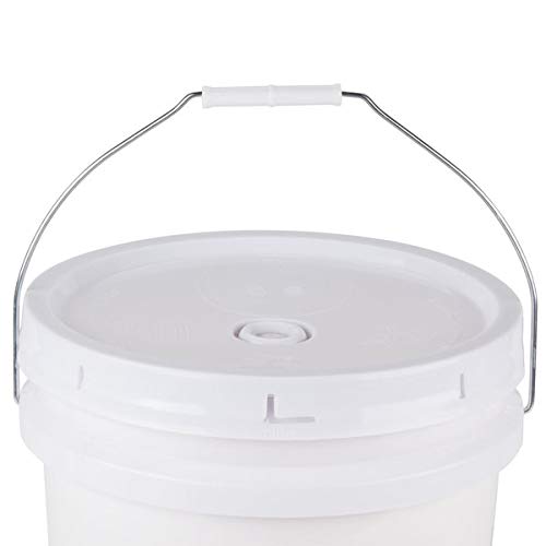 Organic Virgin Coconut Oil - 5 Gallon (38 lb.) Bulk Size for Cooking, Baking & Skin Care | Cold Pressed, Unrefined, Non-GMO | Perfect for Keto, Paleo & Vegan Diets | Great for Hair & Body Moisturizing