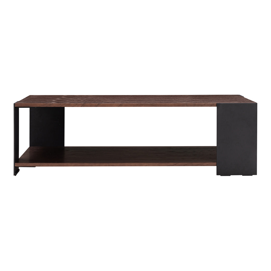 Industrial Style Cinder Block Coffee Table - Modern DIY Furniture for Living Room, Office & Outdoor Use - Sturdy Concrete Block Table (Module 32)