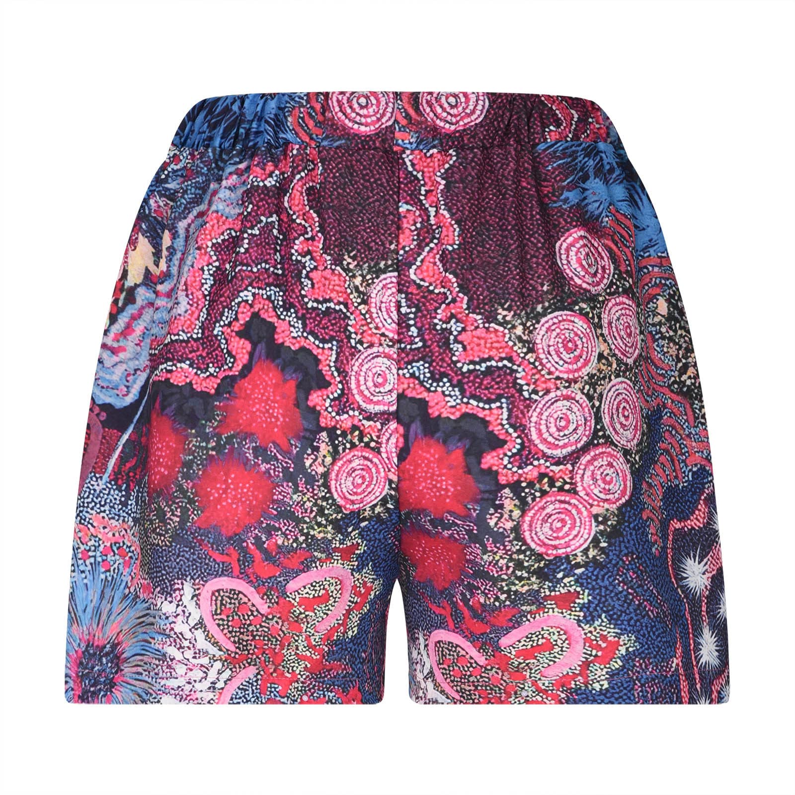 Women's Summer Beach Shorts - Drawstring Elastic & Pockets for Casual Wear