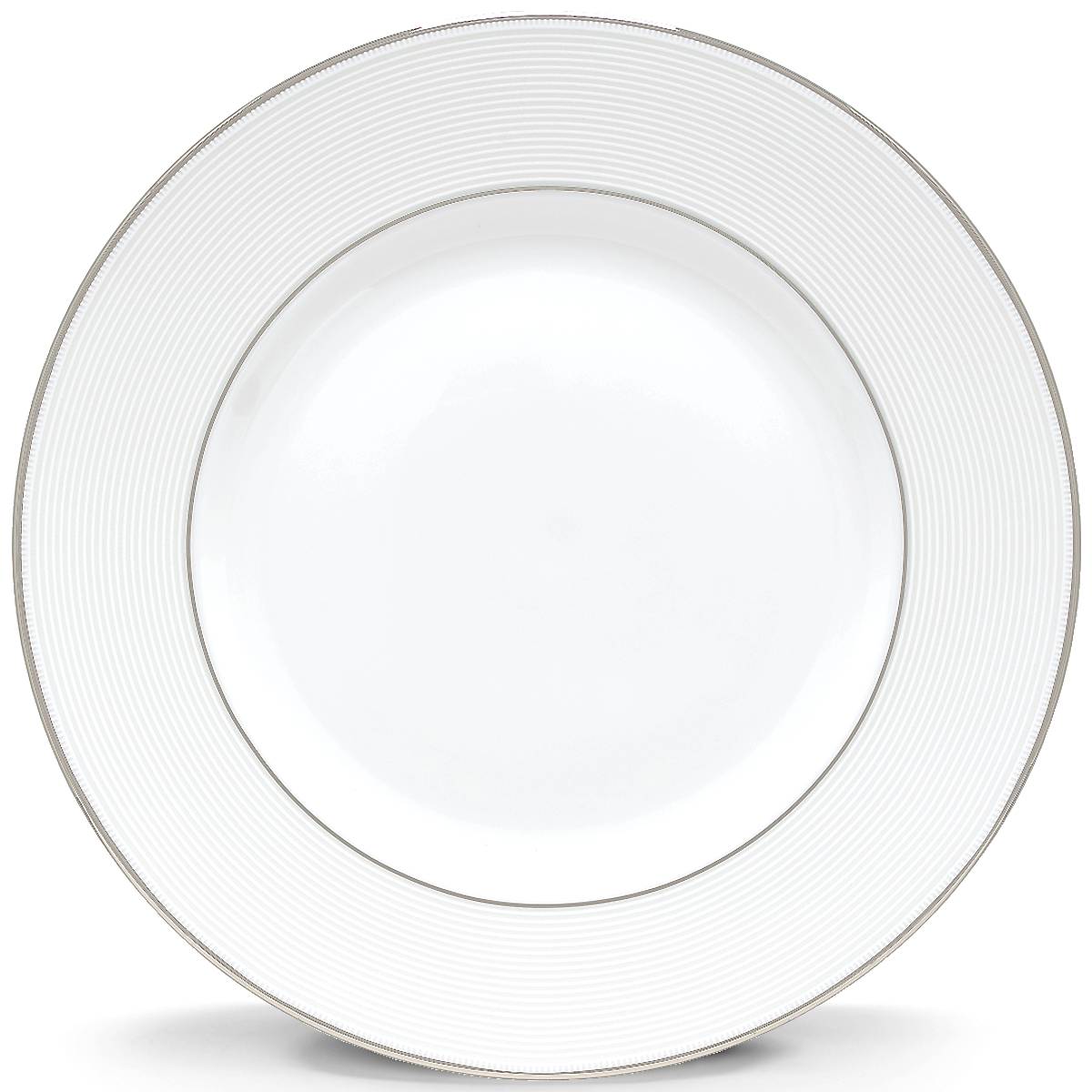 Opal Innocence Stripe Dinner Plate Set - Elegant Porcelain Plates for Fine Dining, Wedding, and Special Occasions - Dishwasher Safe, 10.5 Inch Round Plates for Restaurants and Home Use