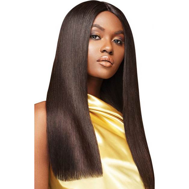 Outre My Tresses Gold Label 100% Human Hair Bundles - Natural Straight Hair Extensions for Styling & Volume | Perfect for Weaves, Braids & Everyday Wear