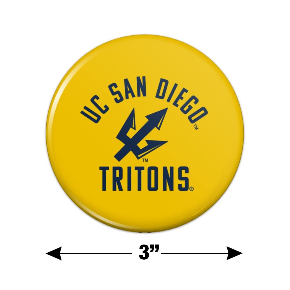 UC San Diego Tritons Kitchen Refrigerator Locker Button Magnet - Perfect for Dorm Room Decor, Office Fridge, and College Spirit Accessories