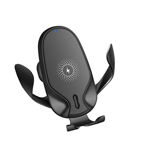 Delarsy 10W Fast Wireless Car Charger - Auto Clamping Rotatable Phone Holder for iPhone & Android - Perfect for Commuting & Hands-Free Driving