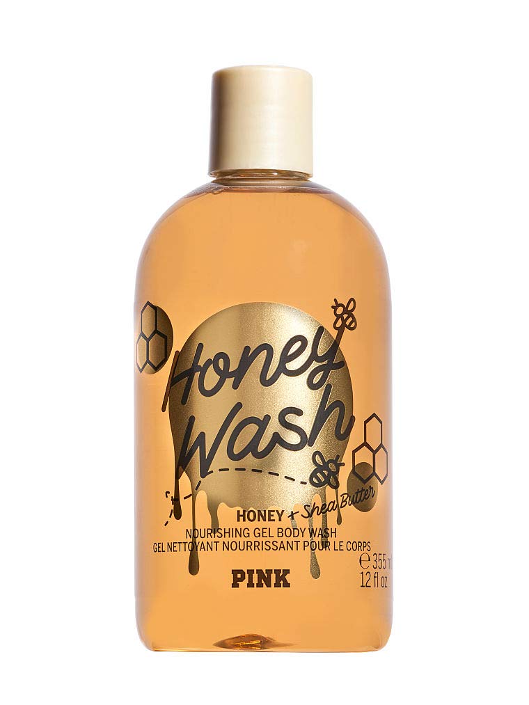 Pink Honey Wash - Moisturizing Gel Body Wash for Women, 12 fl.oz (355ml) - Hydrating & Nourishing Shower Gel with Honey Extract for Soft, Smooth Skin - Perfect for Daily Use & Gift Giving