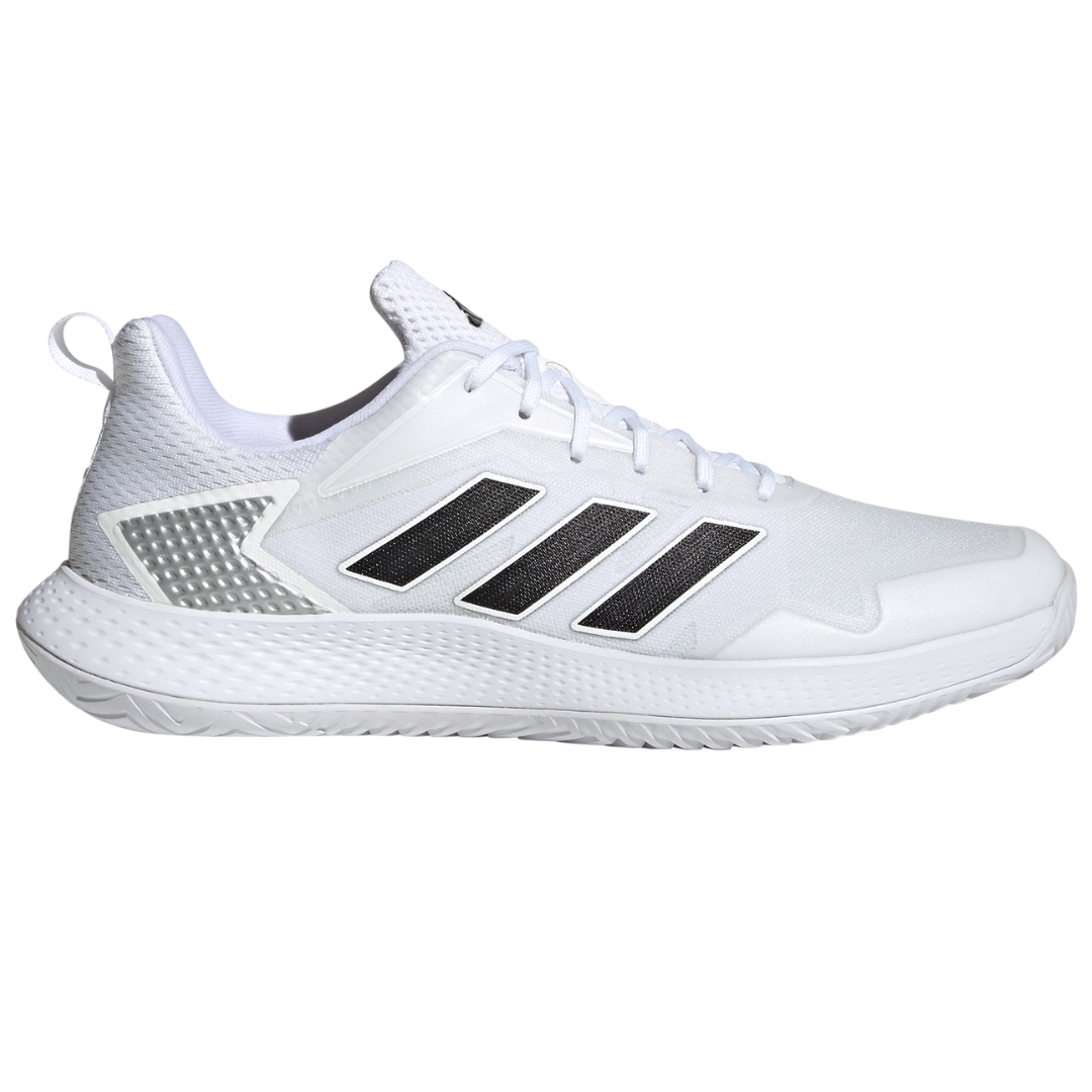 Adidas Defiant Speed Men's Tennis Shoes - White/Black/Silver | Lightweight & Durable Court Shoes for Competitive Play | Perfect for Tennis, Training & Casual Wear