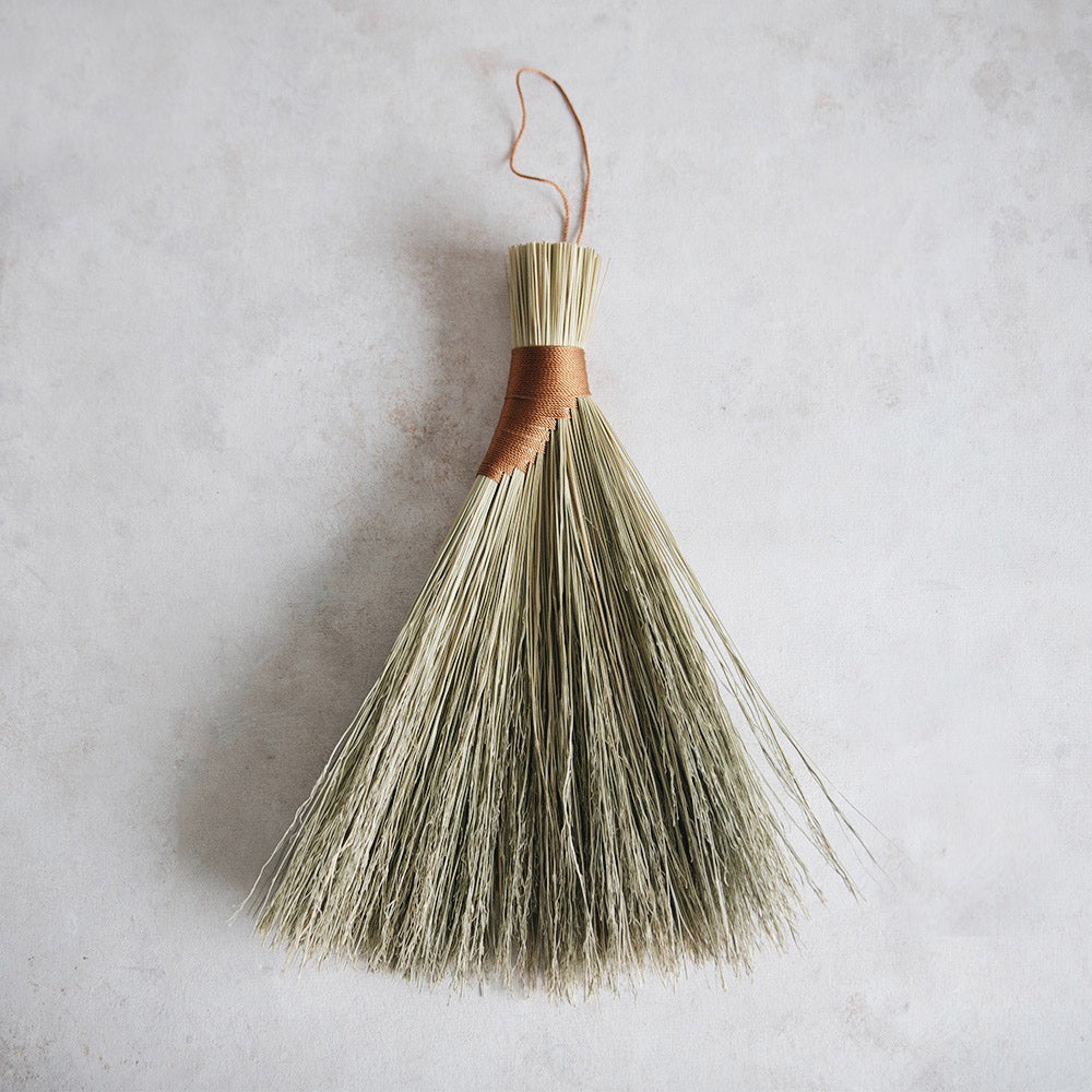 Premium Turkey Wing Whisk Broom - Natural Feather Broom for Dusting, Cleaning, and Sweeping - Perfect for Home, Kitchen, Fireplace, and Outdoor Use