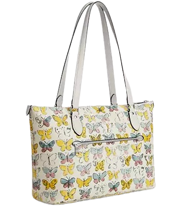 Coach Gallery Tote Bag with Butterfly Print - Stylish Designer Handbag for Women | Perfect for Work, Travel & Everyday Use