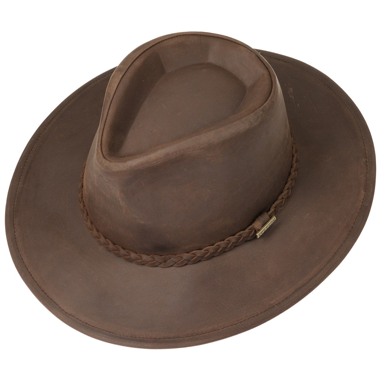 Stetson Buffalo Leather Western Hat for Men & Women – Durable & Stylish Cowboy Hat for Rodeo, Ranch, and Outdoor Adventures