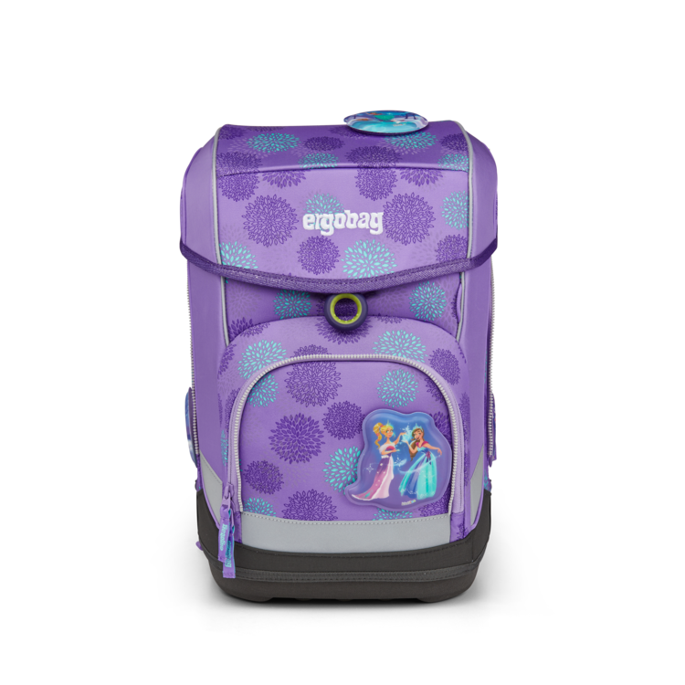 Ergobag SET Cubo 5-Piece School Backpack with Reflective SleighBear Glow Design - Perfect for Kids' School, Travel & Outdoor Adventures