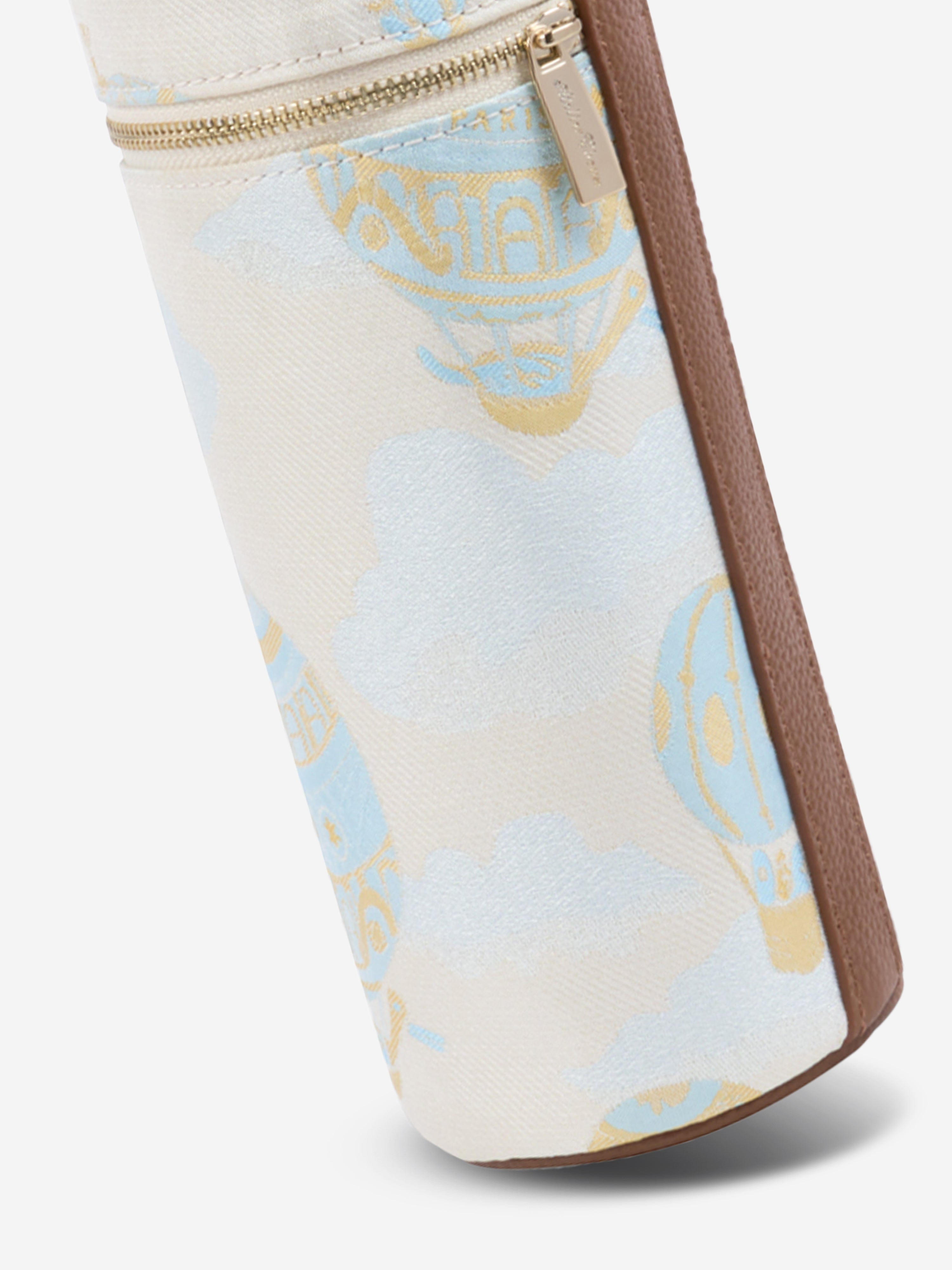 Atelier Choux Baby Hot Air Balloons Bottle Case in Blue (23cm) - Stylish Insulated Baby Bottle Holder for Travel, Daycare & On-the-Go Parents