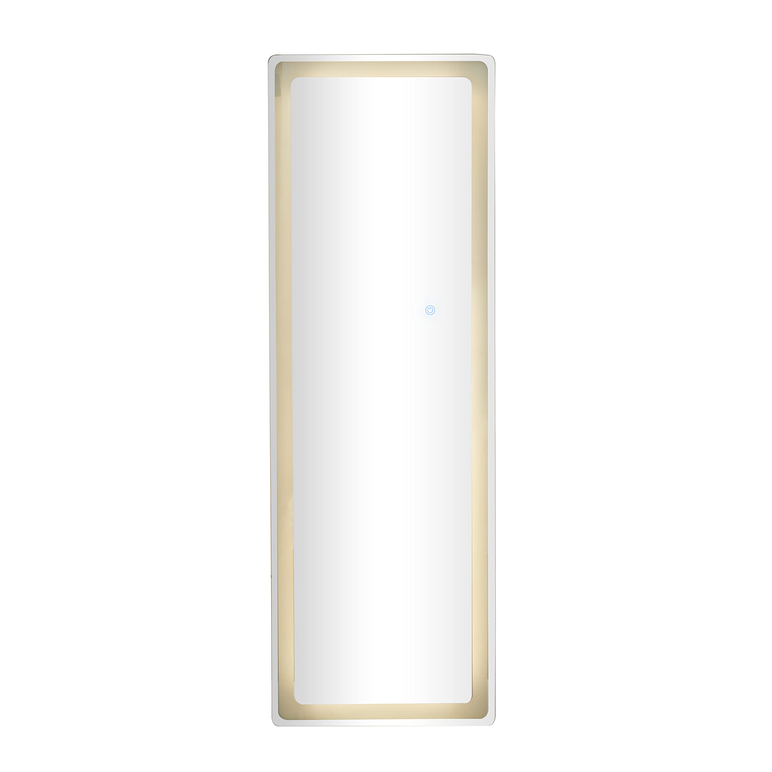 Deco 79 Silver LED Bathroom Mirror with Lights - 20