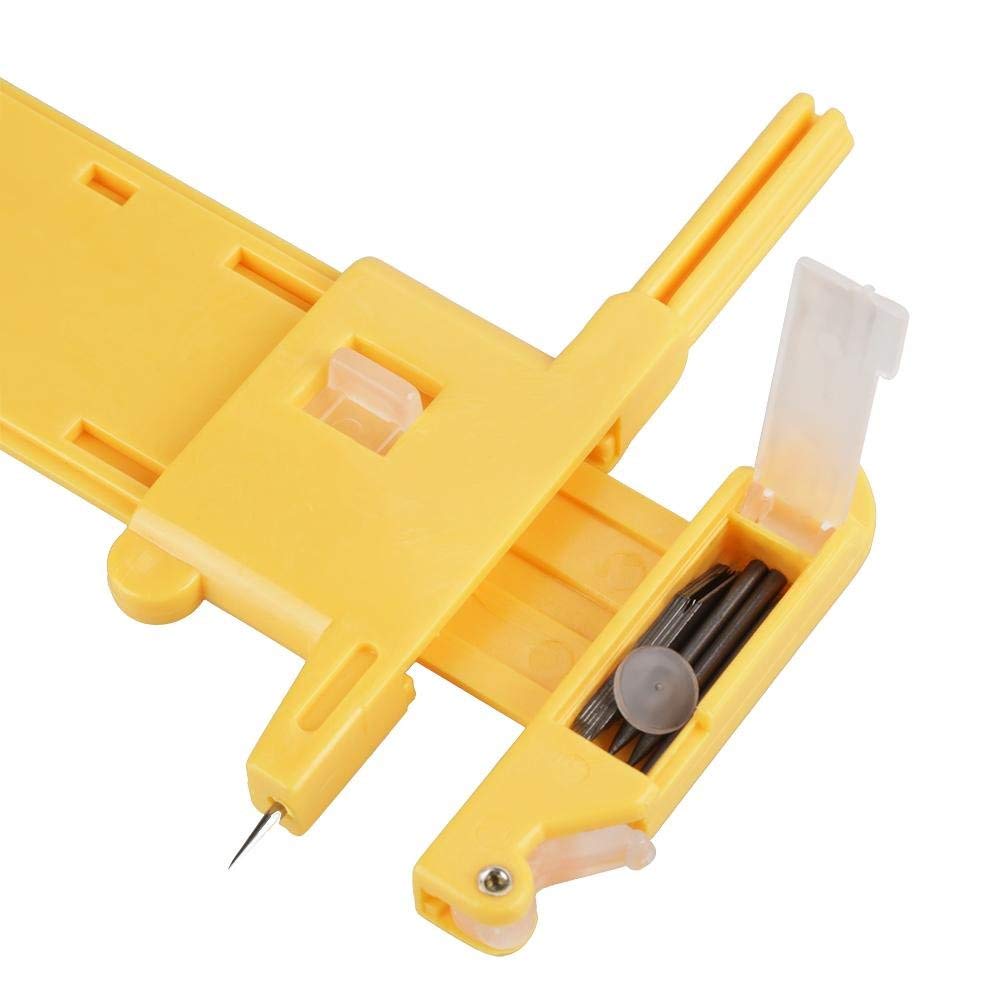 Premium Rotary Circle Cutter Tool - Perfect for Paper, Cardboard, Rubber & Leather Cutting | Ideal for Arts, Crafts, Scrapbooking & DIY Projects