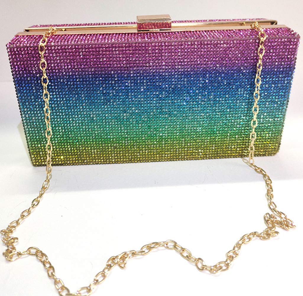 Elegant Diamond Shoulder Bag Wallet Clutch - Classic Dollar Style Evening Purse for Women | Perfect for Parties, Weddings & Special Occasions