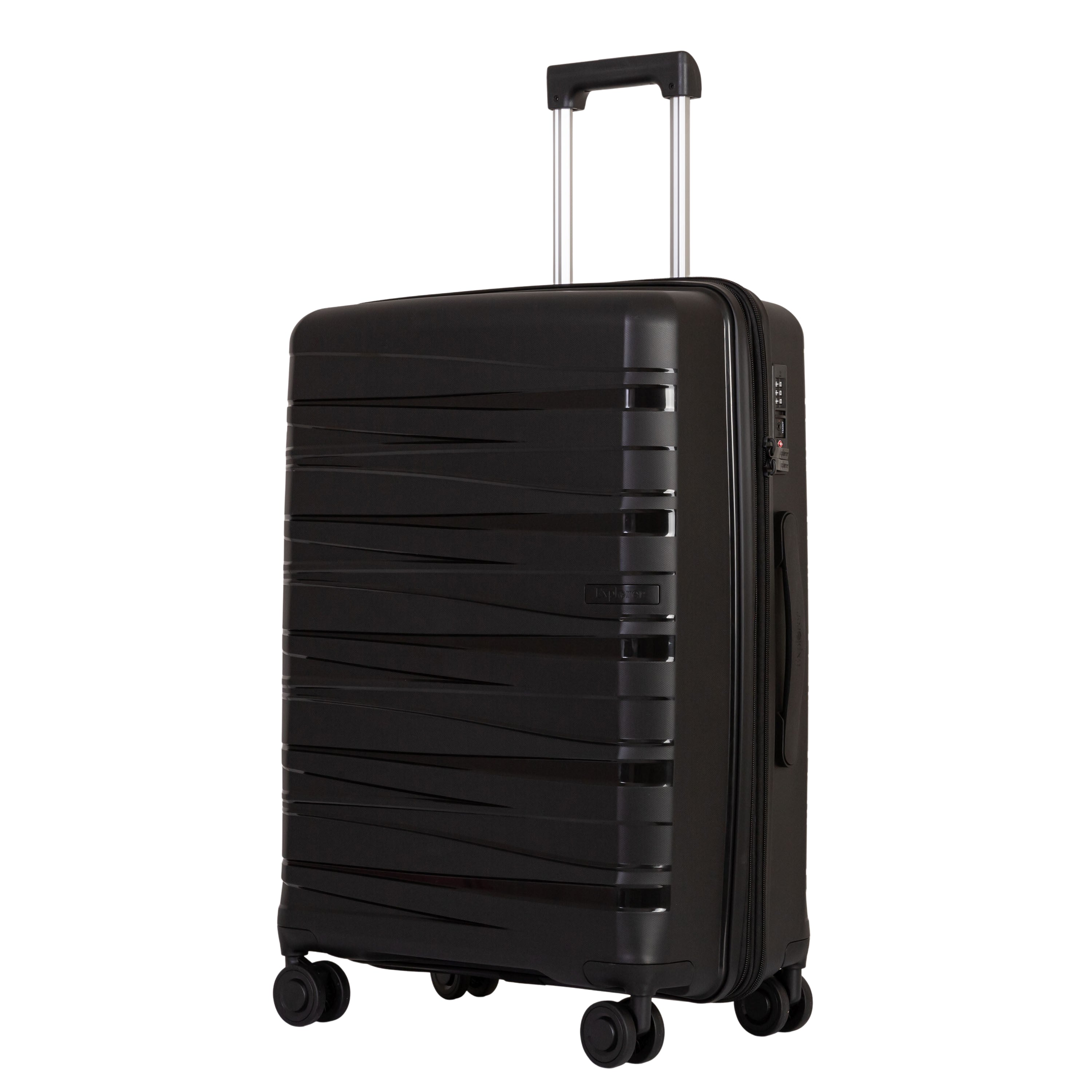 Explorer Breeze Anti-Theft Expandable Medium Carry-On Luggage - Perfect for Business Travel & Weekend Getaways