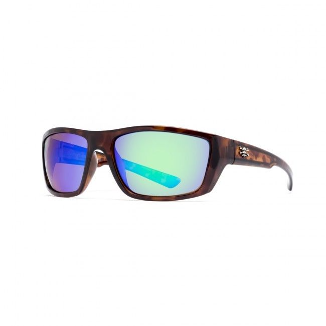 Wood Grain/Blue Mirror