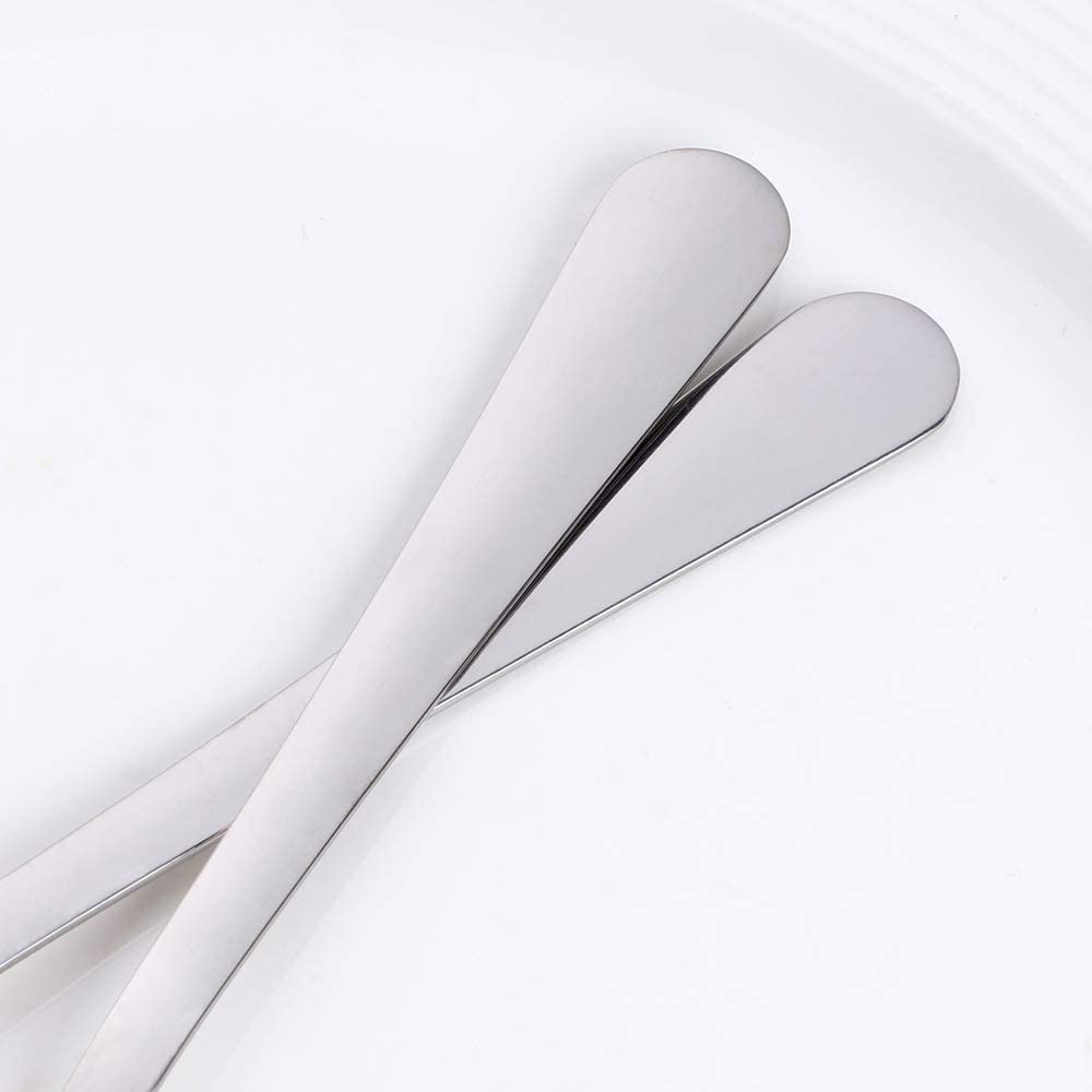 12-Piece Stainless Steel Dinner Spoon Set - 7