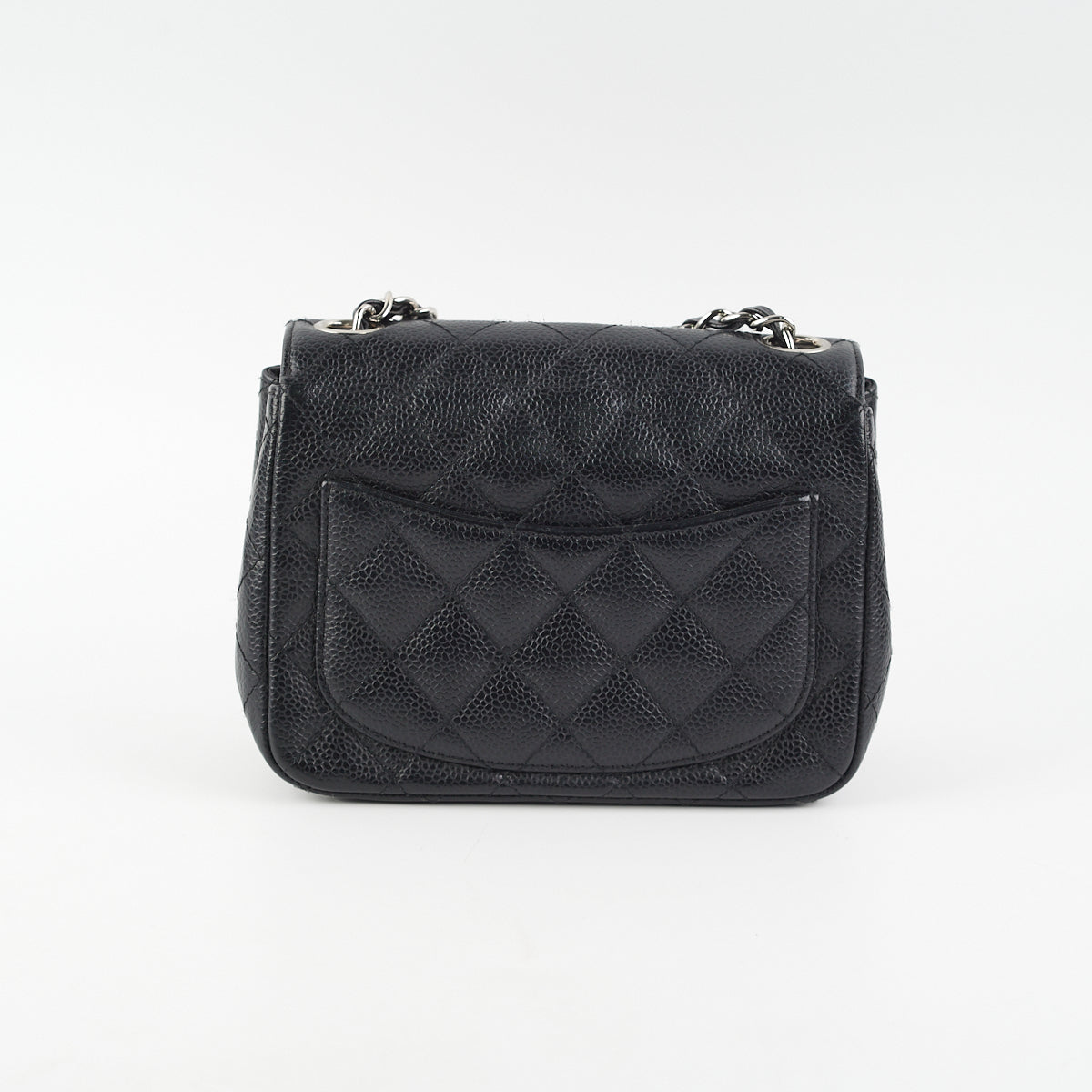 Chanel Caviar Leather Mini Square Crossbody Bag - Black Luxury Handbag for Women | Perfect for Evening Parties, Date Nights & Special Occasions