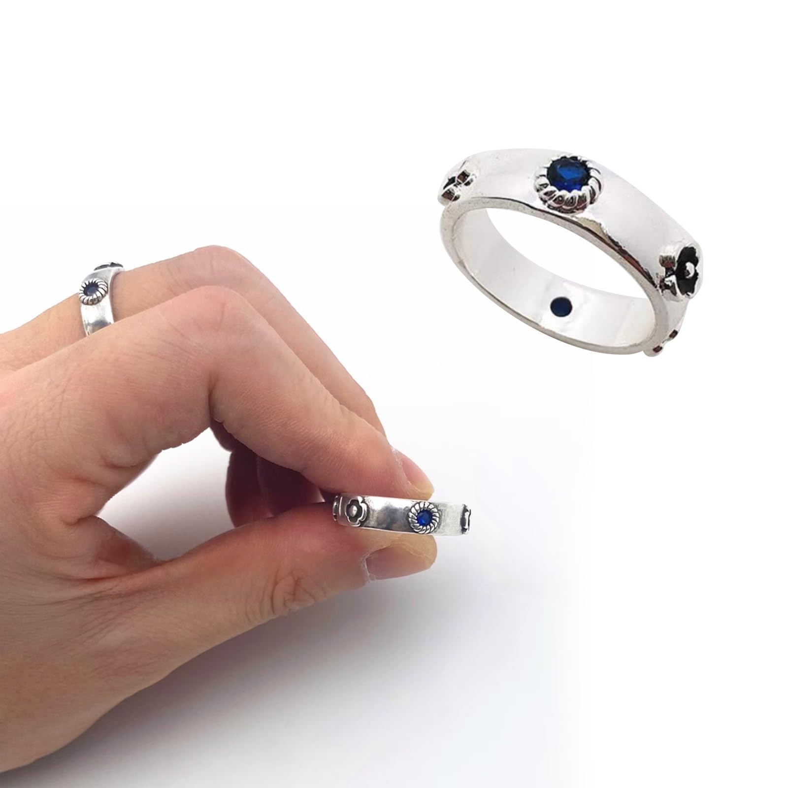 4Pcs Howl's Moving Castle Anime Rings - Sophie & Howl Cosplay Jewelry, Adjustable Metal Open Rings for Women & Men - Perfect for Gifts, Halloween Costumes, and Studio Ghibli Fans