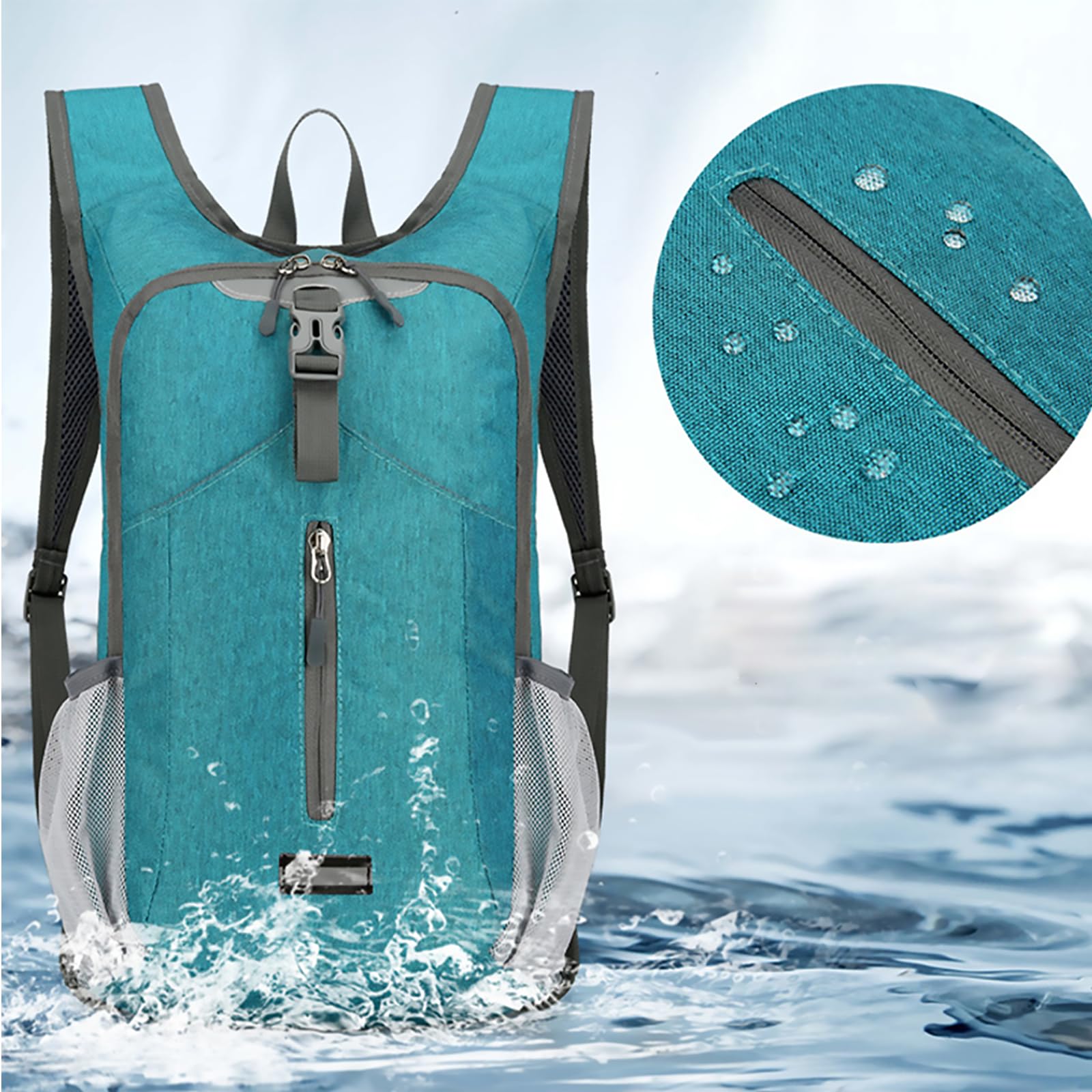 Foldable Lightweight Travel Backpack - Waterproof Packable Hiking Backpack for Women & Men - Compact Daypack for Camping, Beach, Gym, Running & Outdoor Activities | Perfect for Travel Essentials & Daily Commute