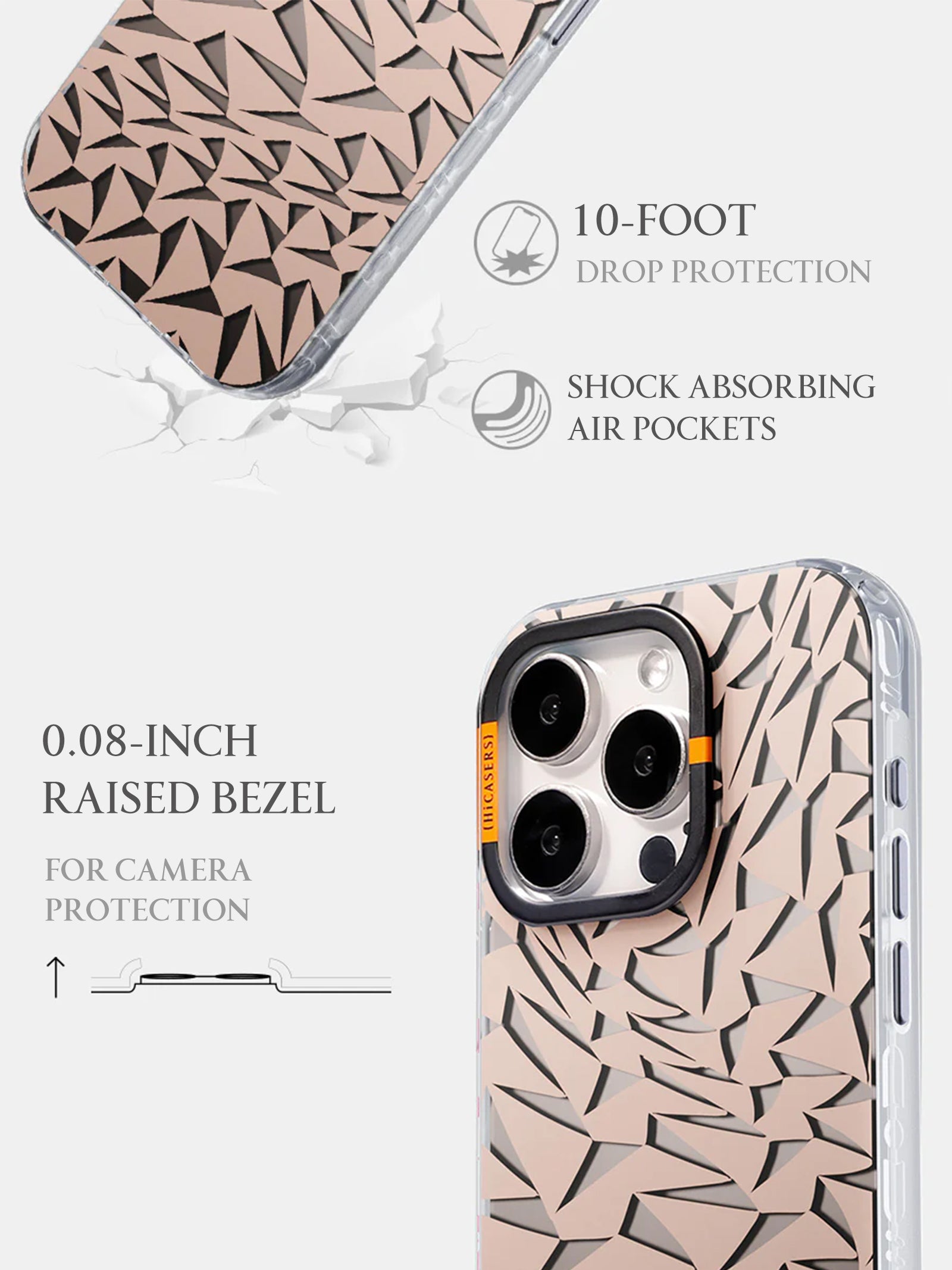 Fish Ballet Mirror Case Deep Pink - Elegant & Durable Phone Cover for iPhone & Samsung - Perfect for Dance Classes, Gifts & Everyday Protection