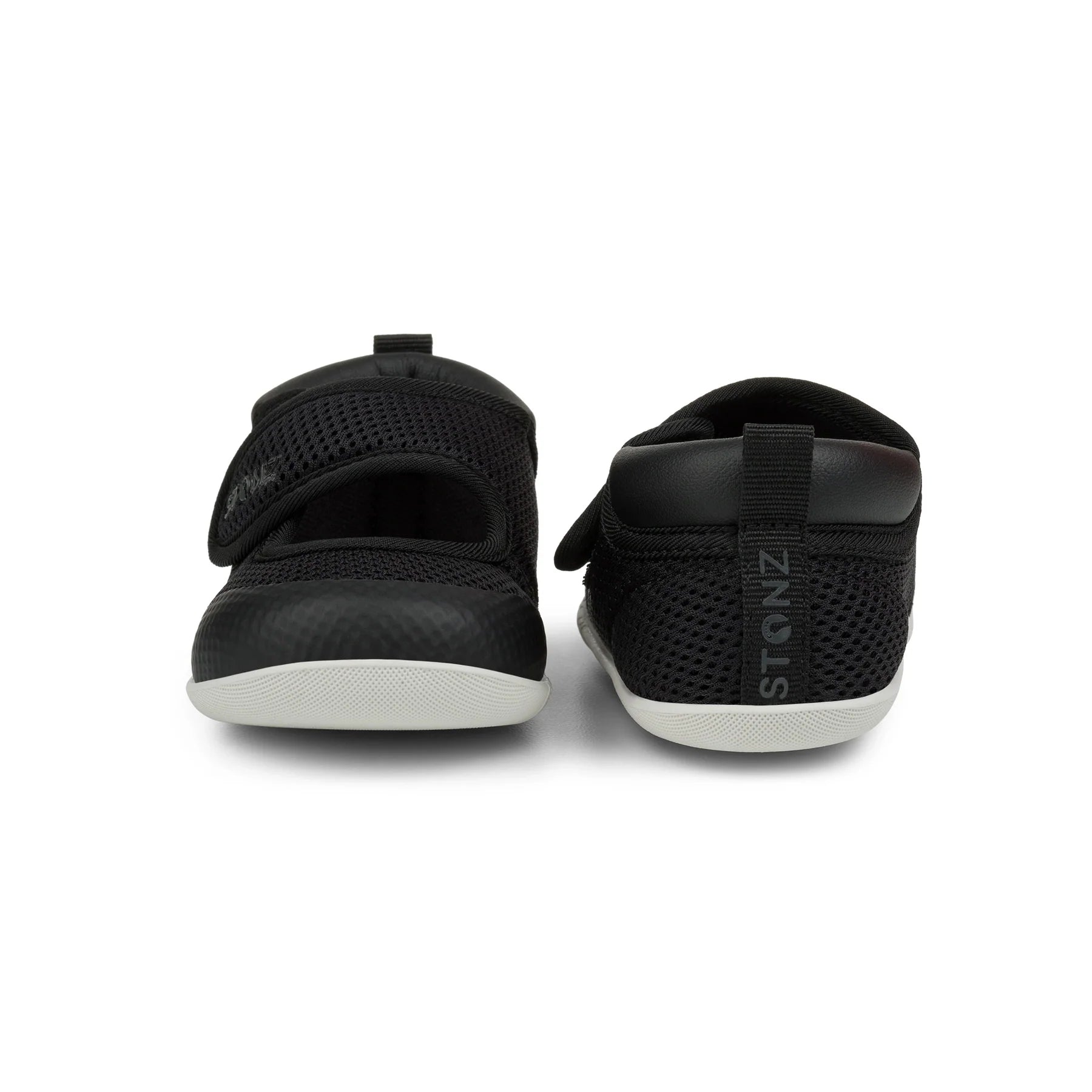 Stonz Black Cruiser Mary Jane Baby Shoes - Comfortable & Stylish First Walkers for Toddlers - Perfect for Outdoor Play & Special Occasions