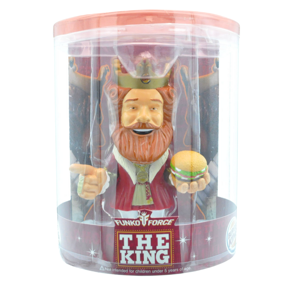 Funko Force The King (Burger King) Bobblehead Collectible Figure - Perfect for Fast Food Fans & Pop Culture Collectors - Great for Display in Offices, Bedrooms, or Themed Collections