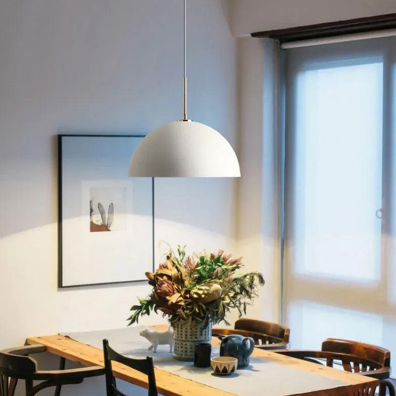 Modern Semicircular Pendant Light - Stylish Dining Room Lampshade for Contemporary Home Decor | Perfect for Kitchen Island, Breakfast Nook & Restaurant Lighting