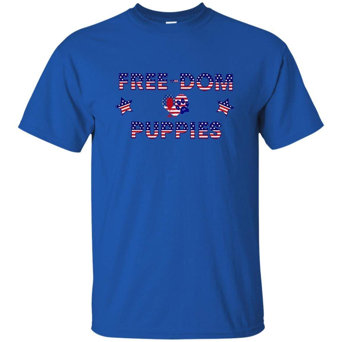 WineyBitches.Co Free Dom Puppies Ultra Soft Cotton T-Shirt - Comfortable Casual Wear for Dog Lovers, Pet Owners & Fun Outfits