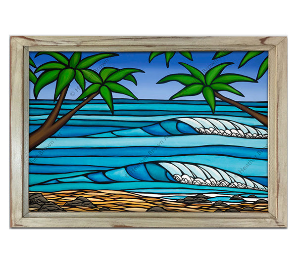 Heather Brown's Chun's Reef Limited Edition Giclee Print - Hawaiian Surf Art for Home & Office Decor