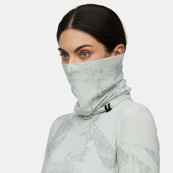Le Bent Fractal Midweight Neck Gaiter - UPF 50+ Sun Protection, Moisture-Wicking & Breathable for Outdoor Activities - Hiking, Cycling, Skiing & Winter Sports (2025 Edition)