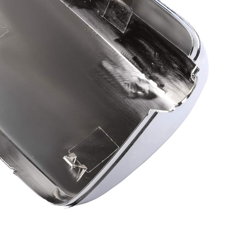 Volvo VNL 670 780 VNM 200 430 Truck Hood Mirror - Left Side (LH) Replacement for 2008-2019 Models - Chrome Housing with Mirror Cap - Perfect for Long Haul Trucking & Fleet Maintenance