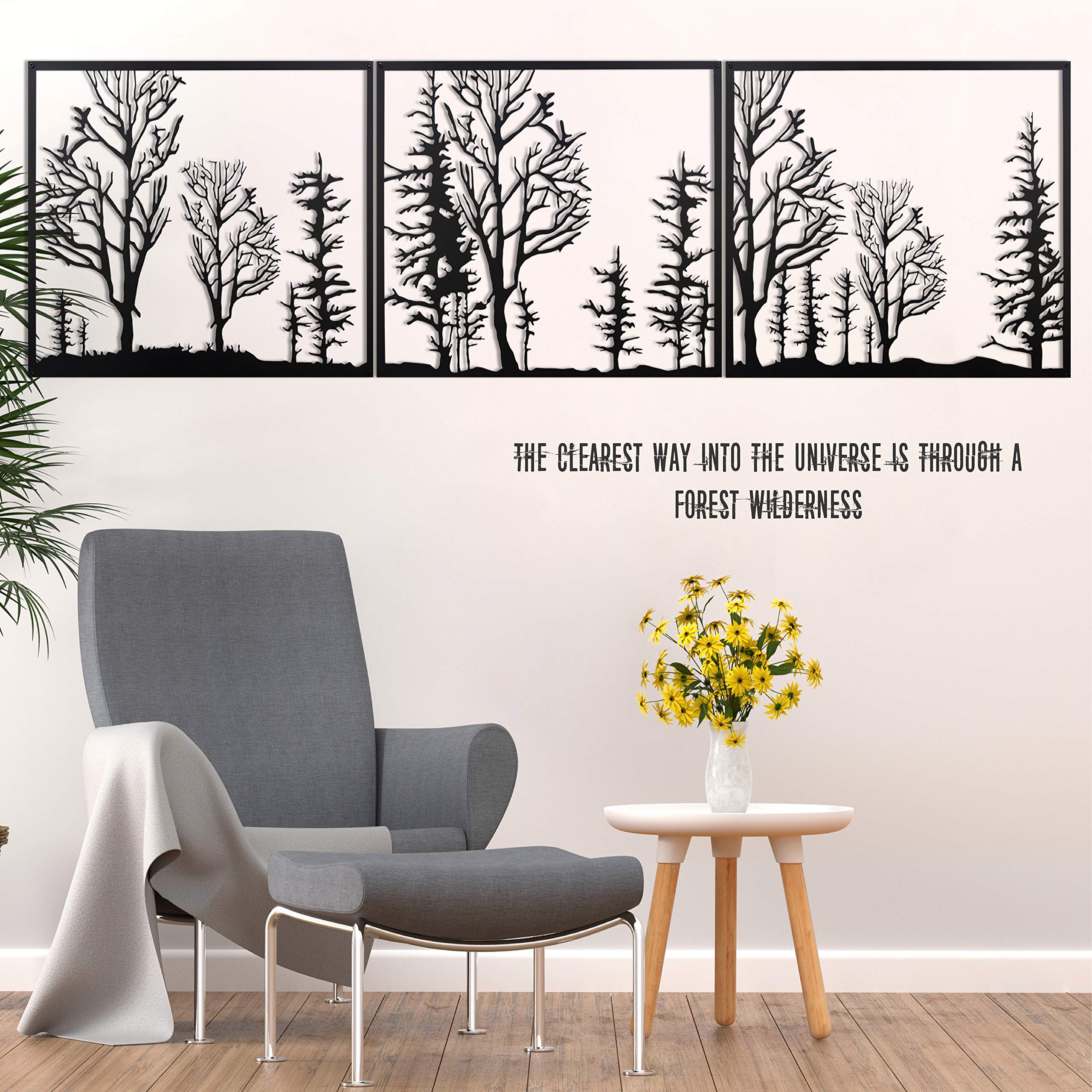 Large Metal Tree Wall Art - 70