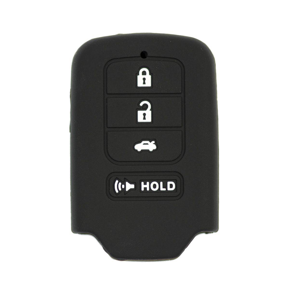 Honda Key Fob Cover 4 Button Silicone Rubber Remote Key Case Protector for Honda Civic Accord HRV CRV - Durable Protection for Everyday Use & Car Keys Safety