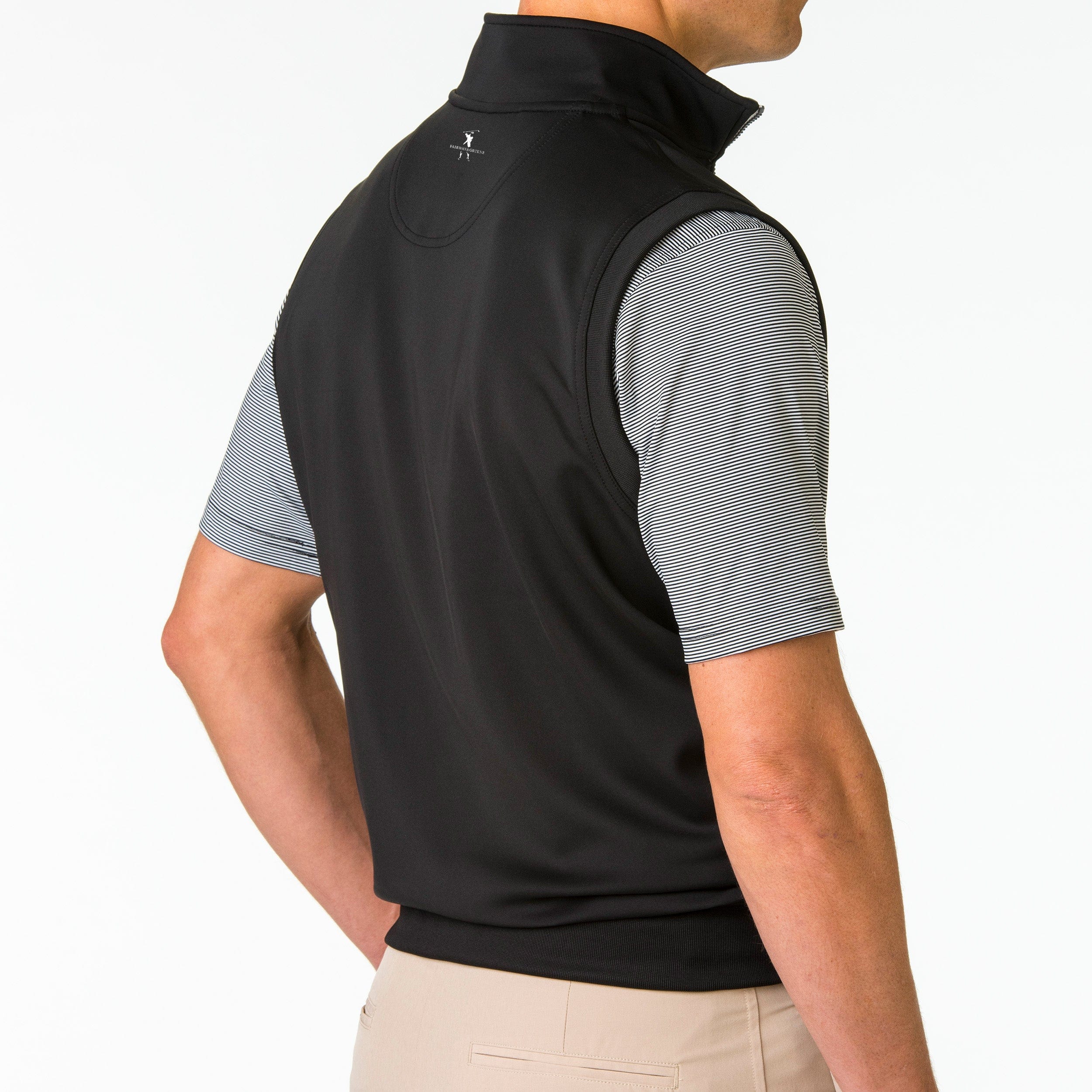 2025 U.S. Open Official Caves Solid Quarter Zip Vest - Men's Lightweight Golf Pullover for Outdoor Sports & Casual Wear