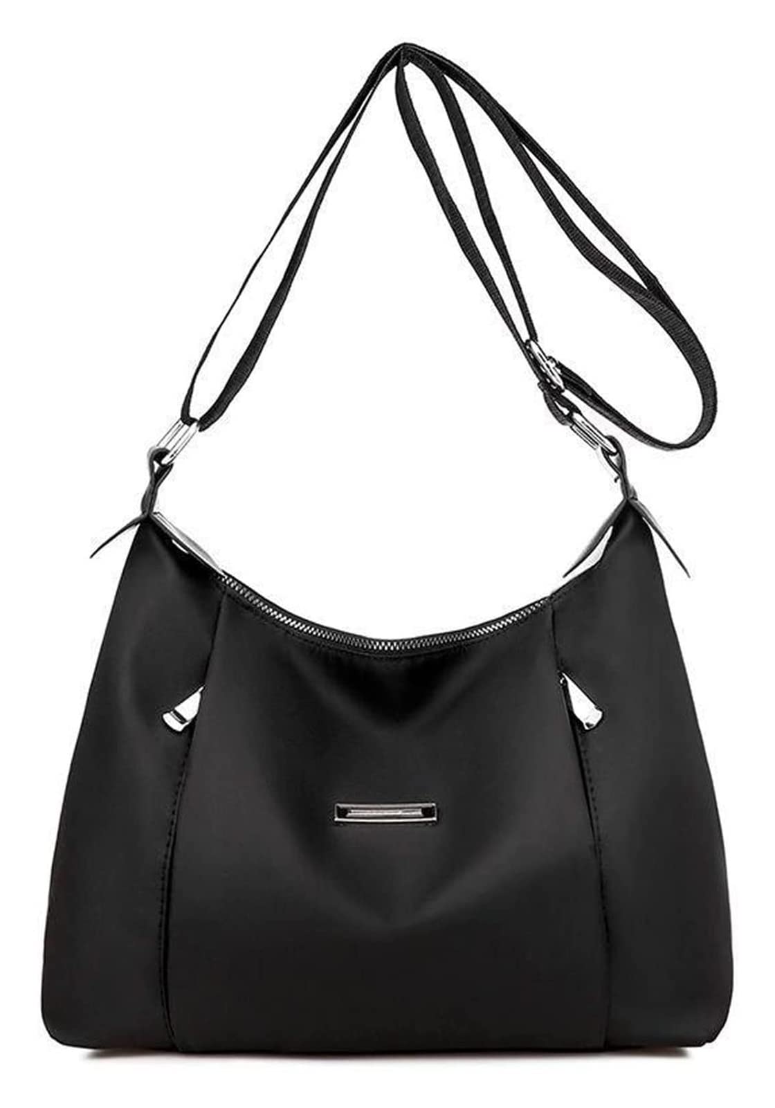 YATBzz Women's Waterproof Oxford Nylon Crossbody Shoulder Bag - Large Capacity Luxury Handbag for Ladies, Casual Purse & Messenger Bag (Black) - Perfect for Work, Travel & Everyday Use