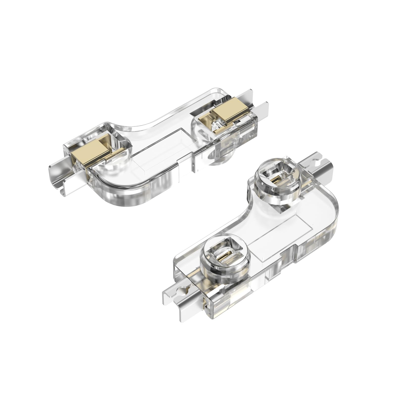 Durock MX Hotswap Sockets - 110pcs Clear Mechanical Keyboard Switches for Custom Keyboard Builds | Compatible with MX Style Switches | Perfect for DIY Keyboard Enthusiasts & PC Gamers