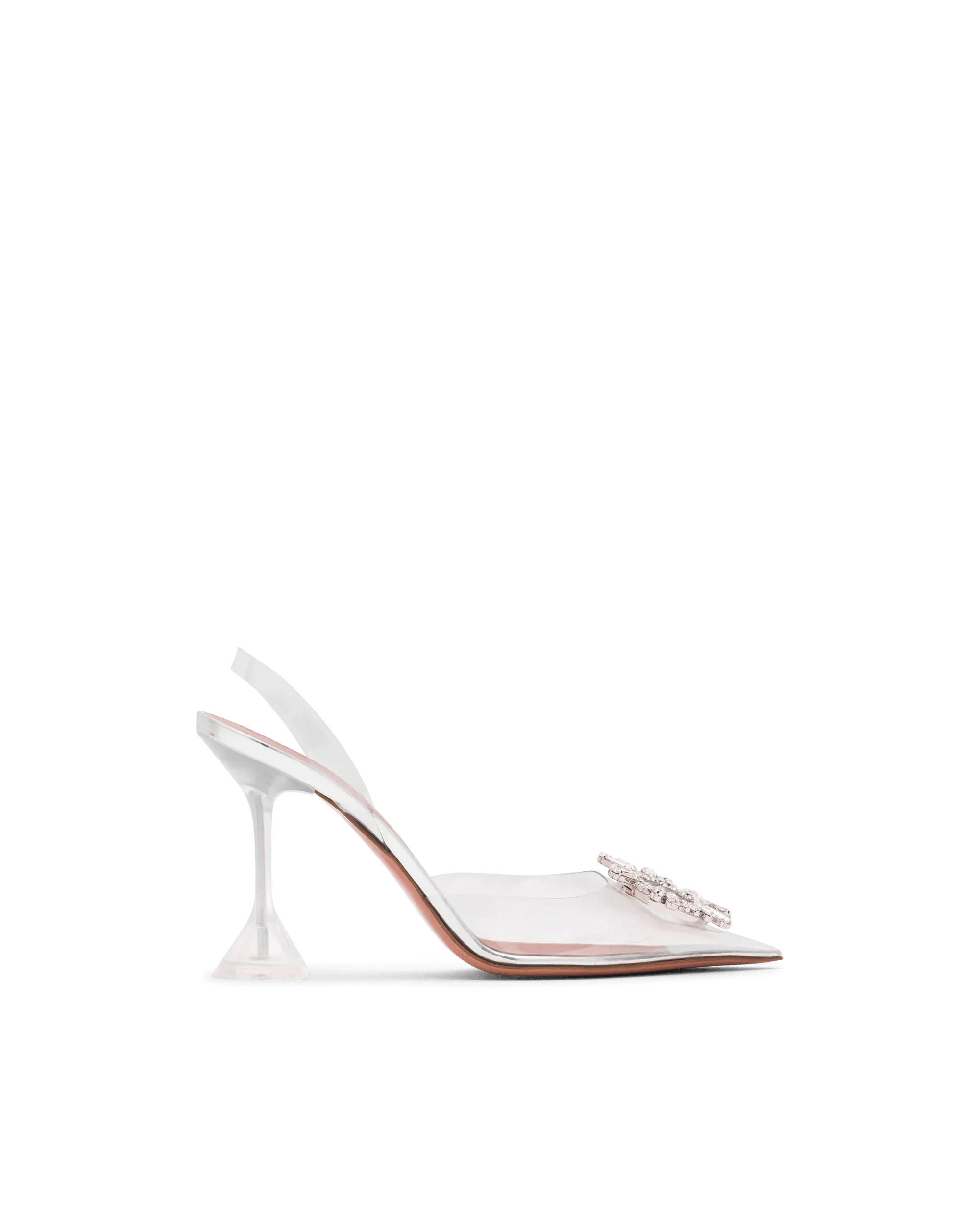 Begum Glass Sling Pumps - Elegant Women's Heeled Sandals for Party, Wedding & Evening Events | Comfortable & Stylish Summer Dress Shoes