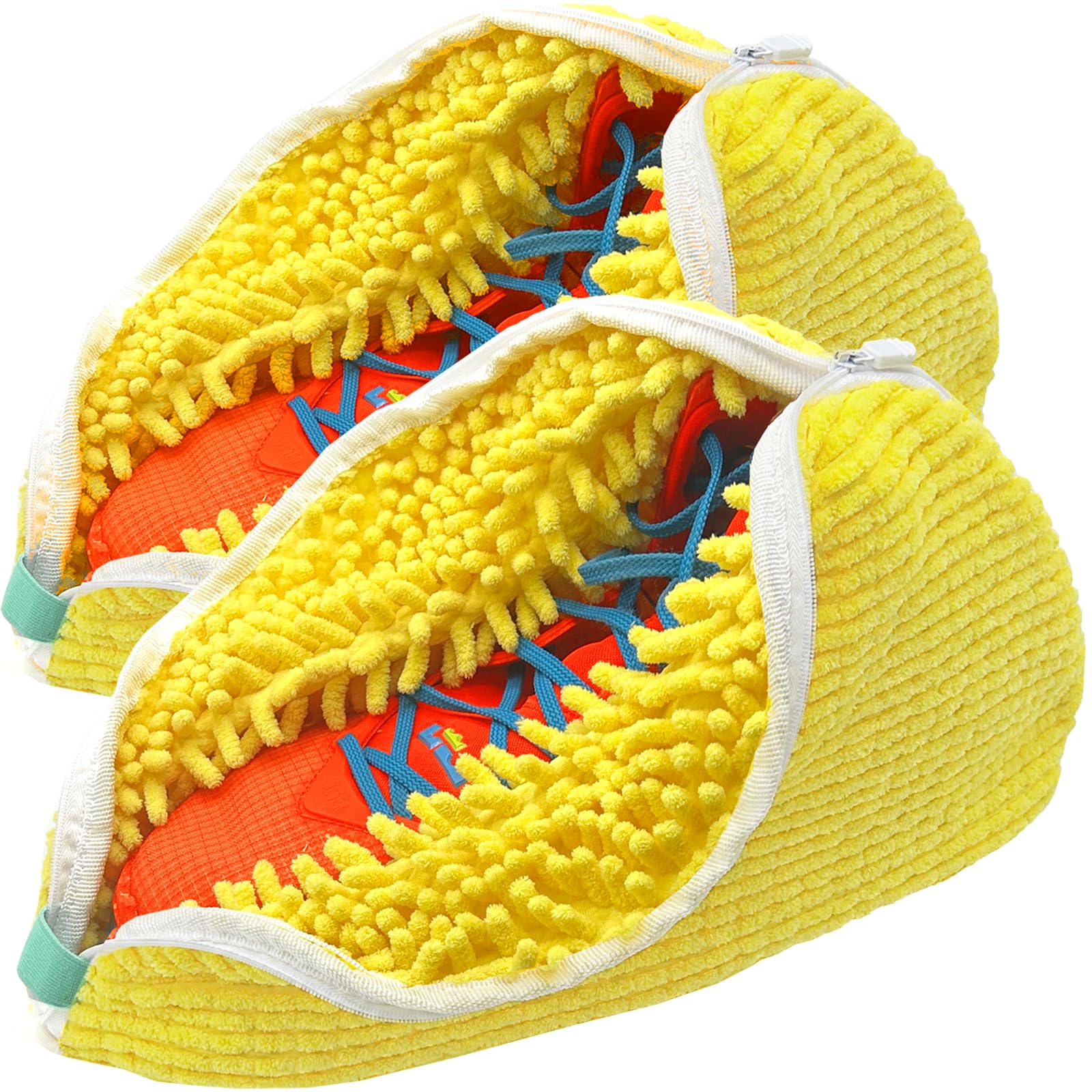 Reusable Washing Machine Shoe Bag for Laundry - 2 Pack Yellow Mesh Laundry Bags for Sneakers, Boots & All Shoe Sizes | Washer & Dryer Safe | Perfect for Gym Shoes, Sports Gear & Travel Accessories