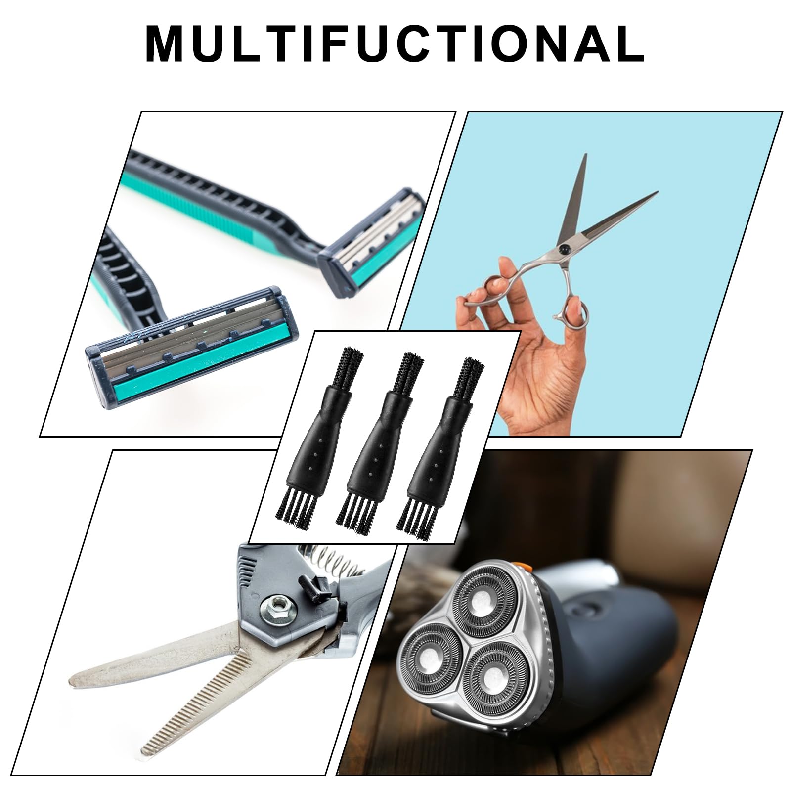20-Pack Electric Razor Cleaning Brush Set - Hair Clipper & Blade Cleaner for Shavers, Trimmers & Household Appliances | Perfect for Home Grooming & Salon Maintenance