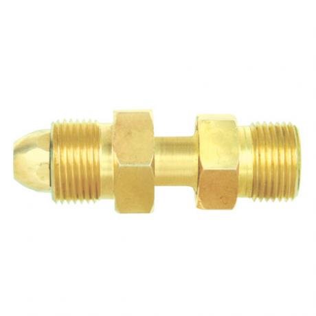 415 Western Inert Gas Tank CGA 580 to Oxygen Regulator CGA 540 Adapter - High Pressure Gas Conversion for Welding, Industrial & Medical Oxygen Systems