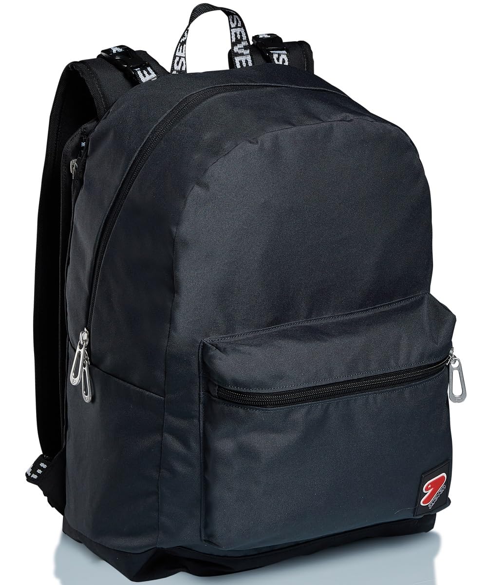 Seven Reversible LED Backpack with Shoulder Strap Lights - Double-Sided Design for School, Travel & Night Safety - Waterproof & Durable for Outdoor Activities